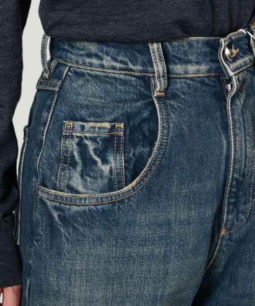 Maison Margiela(メゾンマルジェラ)】 カットアウトジーンズ｜PARIGOT