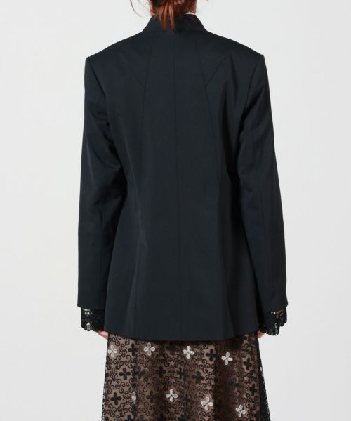 MURRAL(ミューラル)】 Slit sleeve lace jacket｜PARIGOT ONLINE