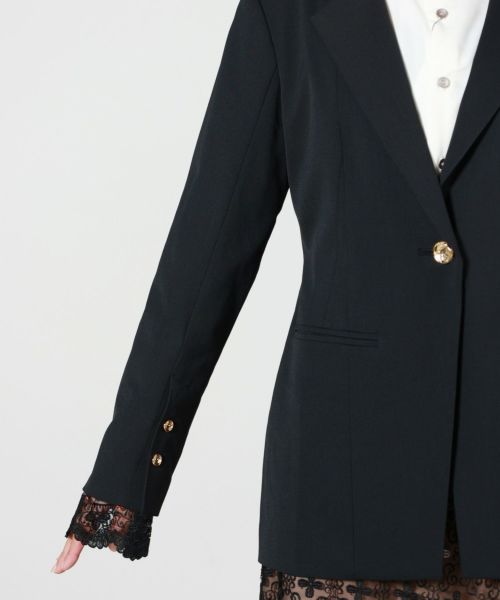 MURRAL(ミューラル)】 Slit sleeve lace jacket｜PARIGOT ONLINE