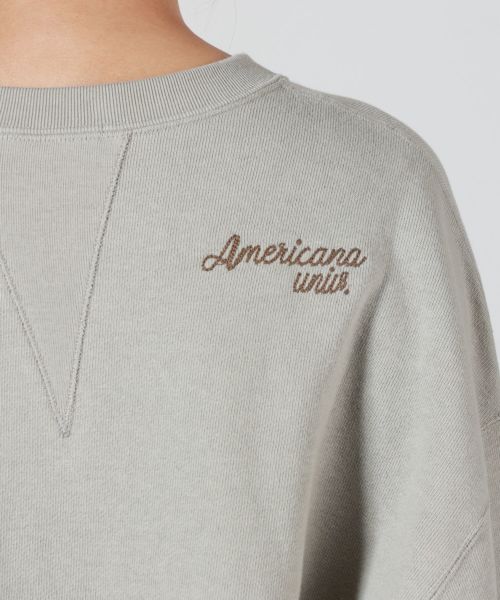 AMERICANA(アメリカーナ)】 クロップドカットオフスウェット｜PARIGOT