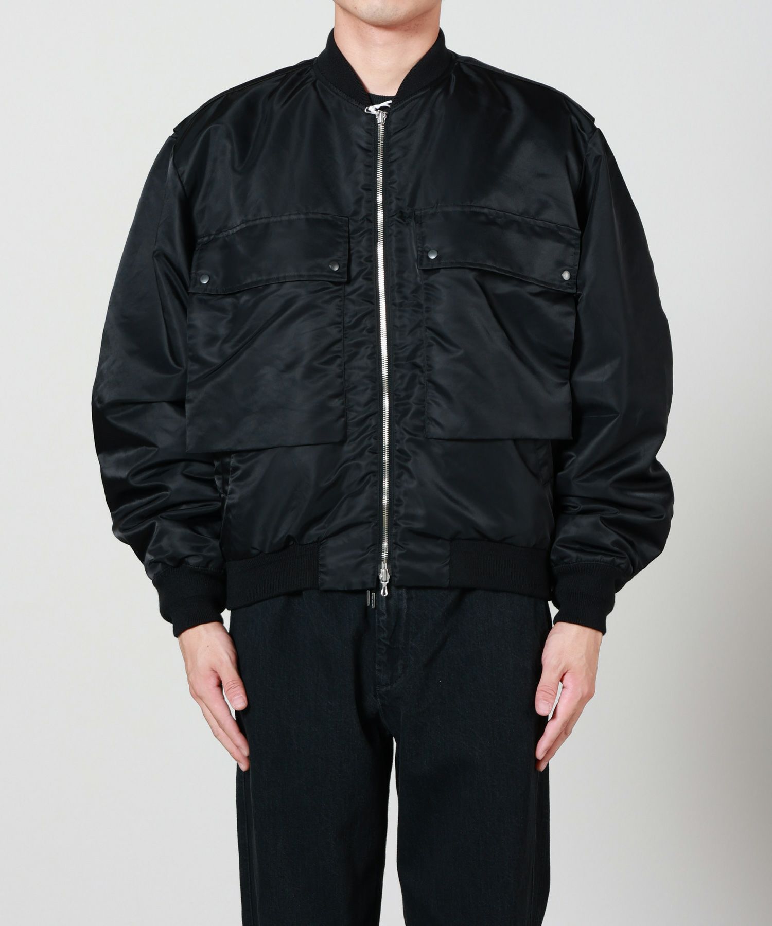 YOKE(ヨーク)】 KATHARINE HAMNETT Recycle Nylon Flight Jacket