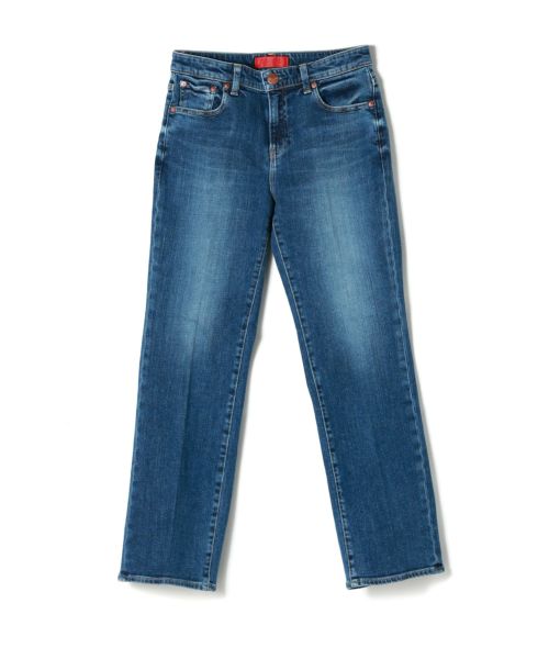 【美品】RED CARD Marmalad デニムパンツ セミフレア 24 美品 REDCARDTOKYO マーマレードミッドライズ セミフレアデニム