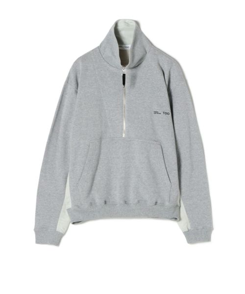 TOGA TOO(トーガ トゥー)】 HALF ZIP NYLON SWEATSHIRT｜PARIGOT
