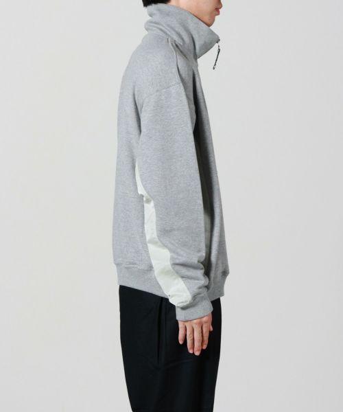 TOGA TOO(トーガ トゥー)】 HALF ZIP NYLON SWEATSHIRT｜PARIGOT