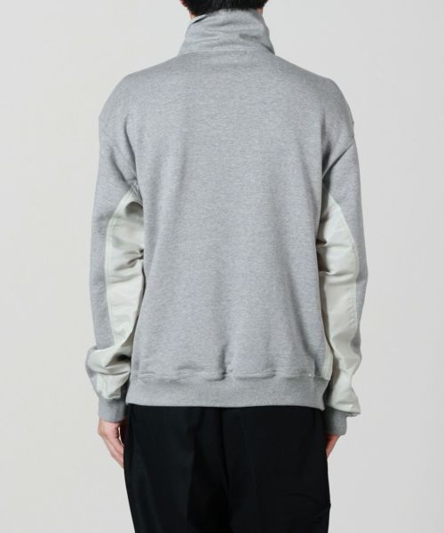 TOGA TOO(トーガ トゥー)】 HALF ZIP NYLON SWEATSHIRT｜PARIGOT