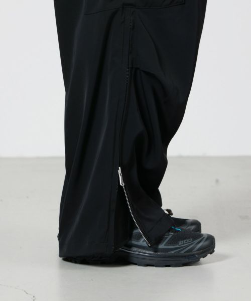08sircus(08サーカス)】 Light twill parachute zip pants