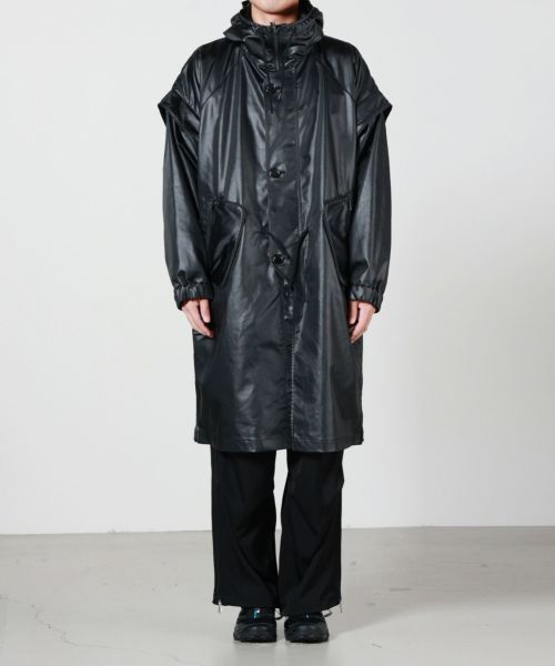 08sircus(08サーカス)】 Wax vintage detachable foodie coat (water