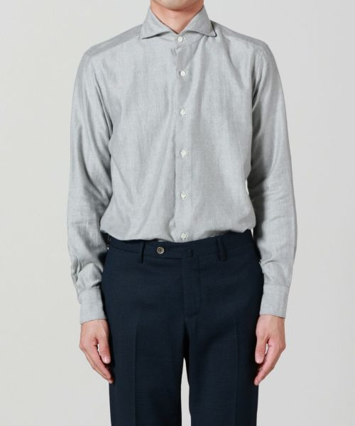 Giannettoジャンネット ボタンダウンワイドカラーシャツ