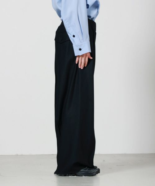 OVERCOAT オーバーコート 22SS WIDE LEG TROUSER OVERCOAT(オーバーコート)】 WIDE TROUSER｜PARIGOT ONLINE