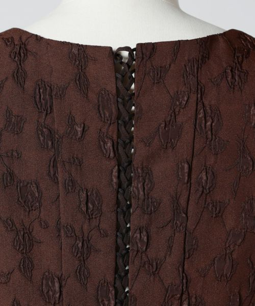 FETICO(フェティコ)】 FLORAL JACQUARD BUSTIER TOP｜PARIGOT ONLINE