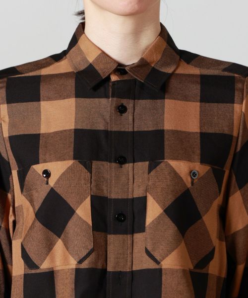 HYKE(ハイク)】 RAYON PLAID SHIRT｜PARIGOT ONLINE（パリゴオンライン）