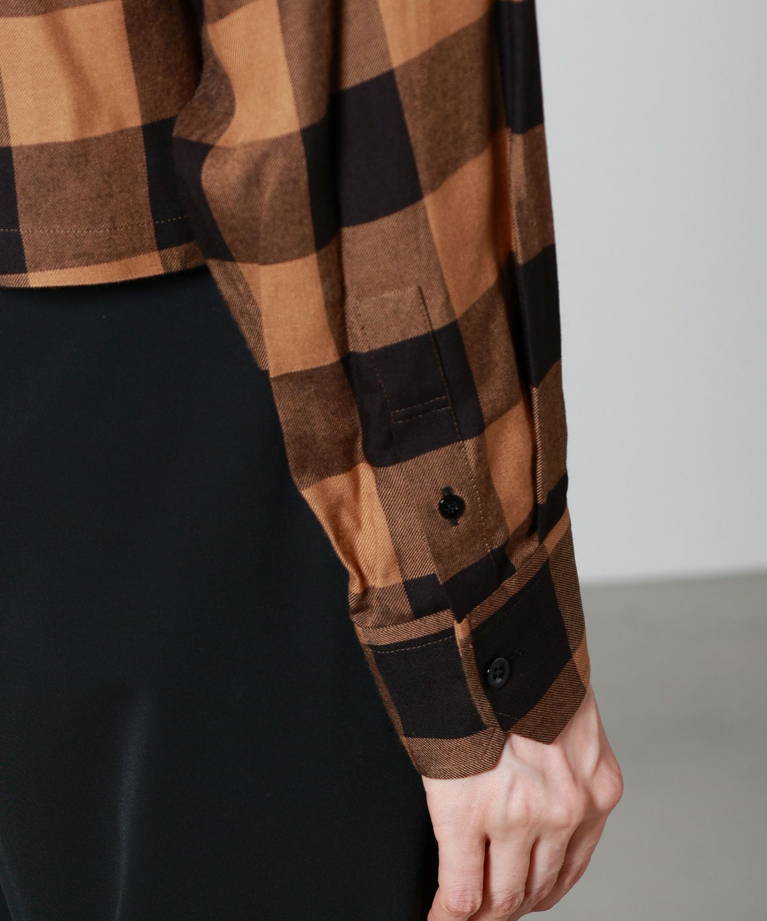 HYKE(ハイク)】 RAYON PLAID SHIRT｜PARIGOT ONLINE（パリゴオンライン）