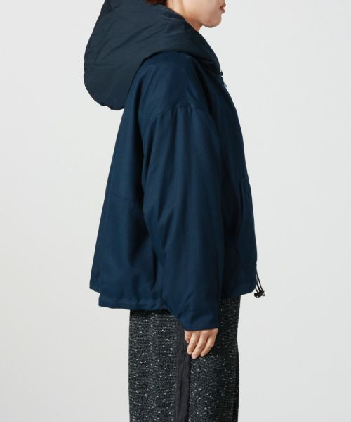 Munich(ミューニック)】 ツイルフーデットブルゾン｜PARIGOT ONLINE