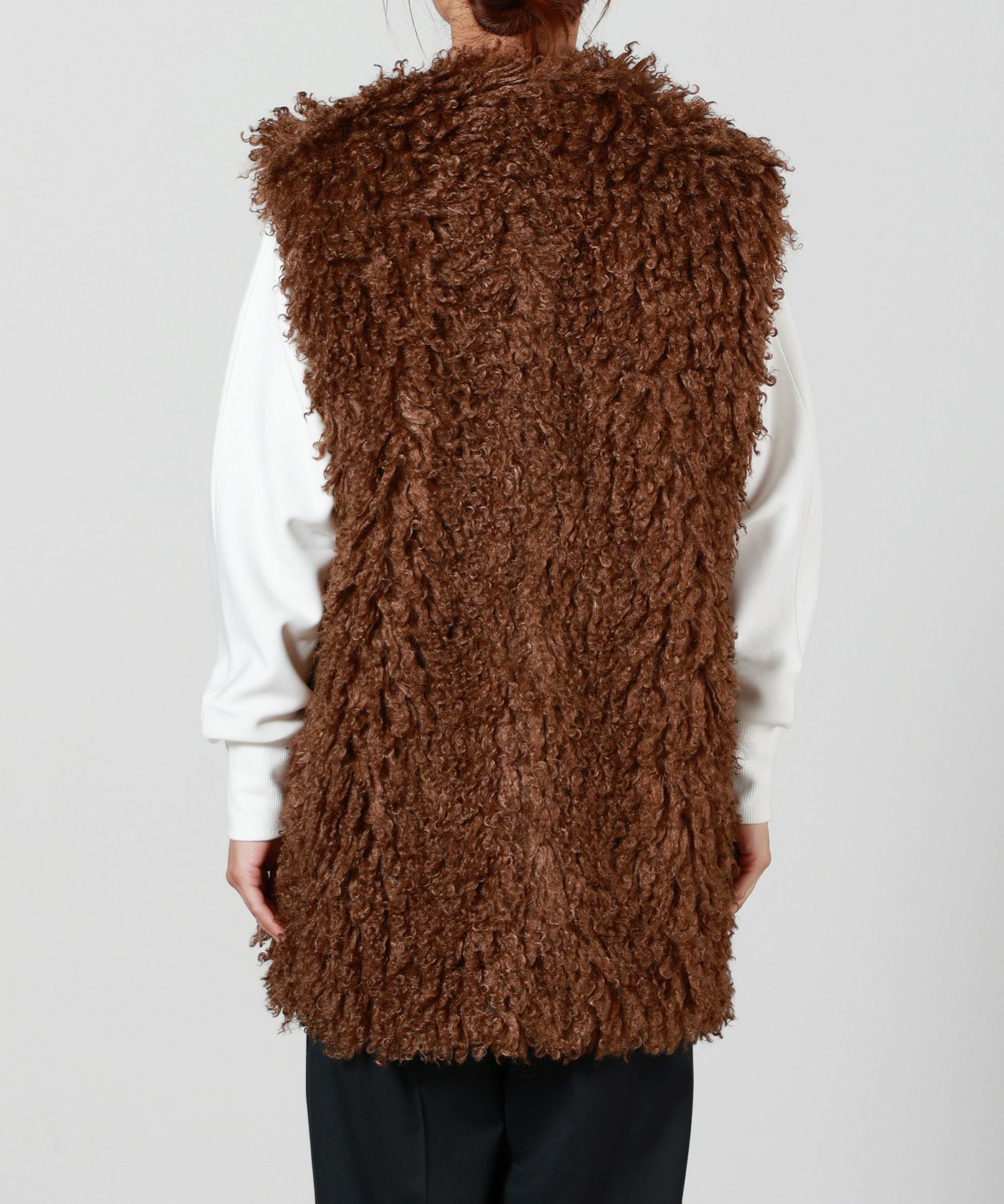 CINOH(チノ)】 クリンプドボアベスト｜PARIGOT ONLINE（パリゴオンライン）