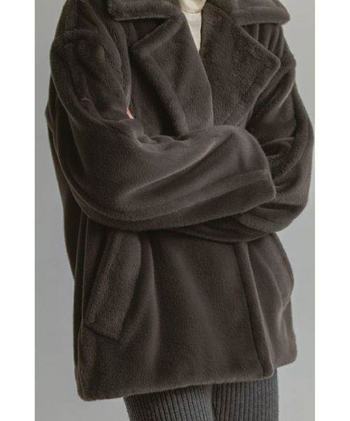 CINOH チノ　ボアミドル　コート　ユナイテッドアローズ ボアコート チノ ユナイテッドアローズ CINOH＞ボア ミドルコート