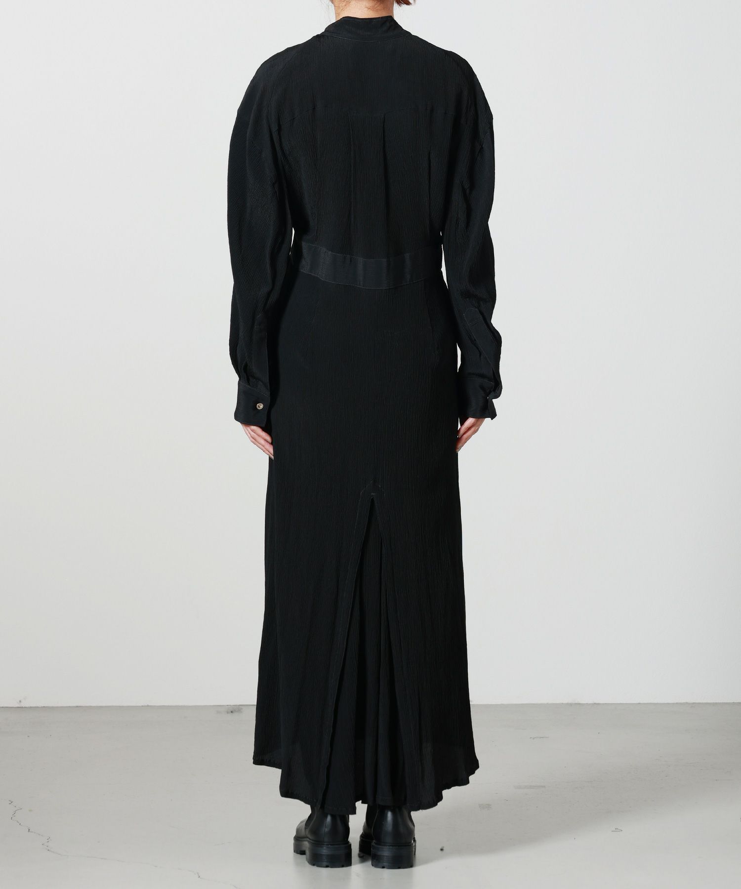 PHOTOCOPIEU(フォトコピュー)】 ATLAS COLOR STICHING SHIRT DRESS