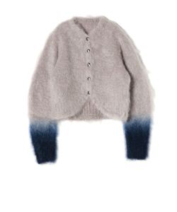 Mame Kurogouchiマメクロゴウチ カシミヤシルク　ニットカーディガン Mame Kurogouchi(マメ) Cotton Lace Knitted Cardigan