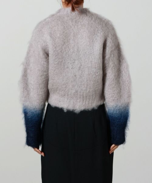 Mame Kurogouchi(マメ クロゴウチ)】 Fur Knitted Cardigan