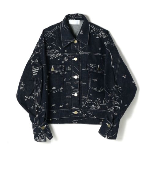 Mame Kurogouchi(マメ クロゴウチ)】 Nature Pattern Jacquard Short