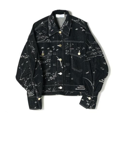 Mame Kurogouchi(マメ クロゴウチ)】 Nature Pattern Jacquard Short