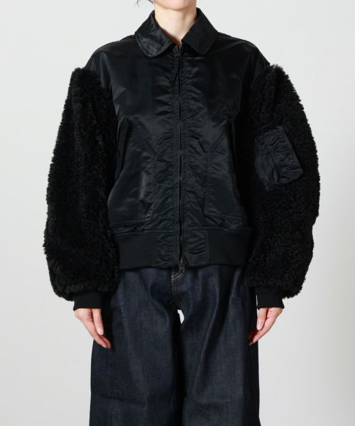 【HYKE】 TYPE CWU-45/P JACKET サイズ3 11/8まで HYKE(ハイク)】 FAUX SHEARLING TYPE CWU-45/P JACKET｜PARIGOT ONLINE