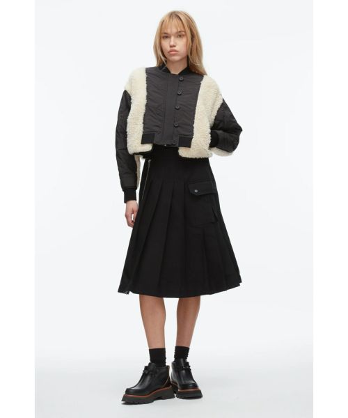 3.1フィリップリム　ナイロンジャケット　ブルゾン　パフスリーブ　オーバーサイズ 3.1フィリップリム ナイロンジャケット ブルゾン パフスリーブ