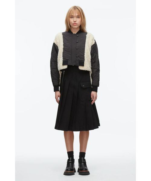 3.1 Phillip Lim(スリーワン フィリップリム)】 Cropped Sherpa Combo