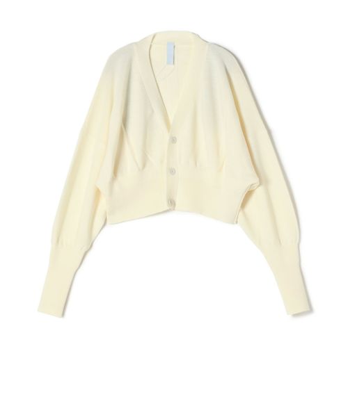 CFCL(シーエフシーエル)】 WOOL GARTER CROPPED CARDIGAN｜PARIGOT