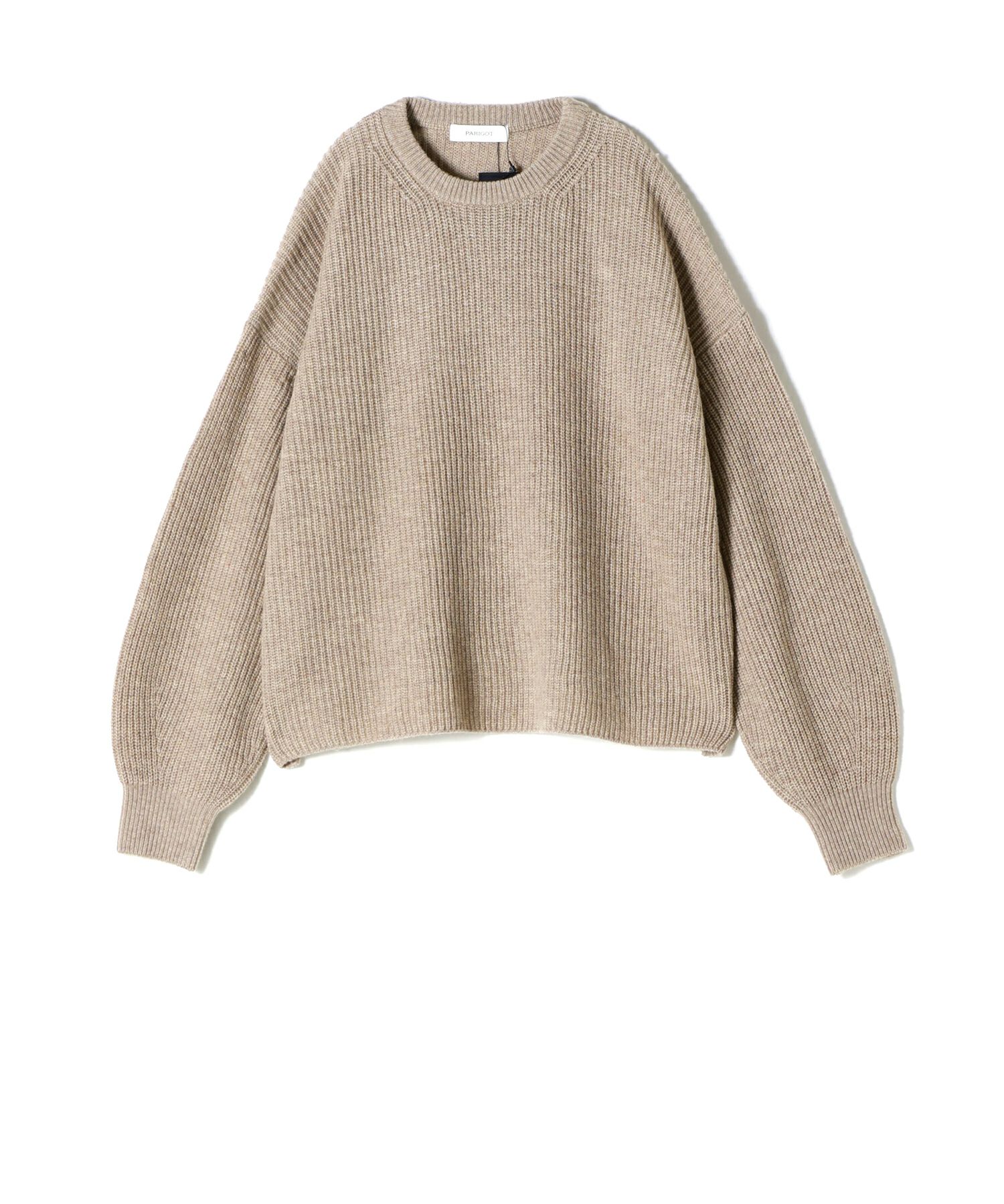 PARIGOT(パリゴ)】 リブドクルーネックニット｜PARIGOT ONLINE（パリゴ