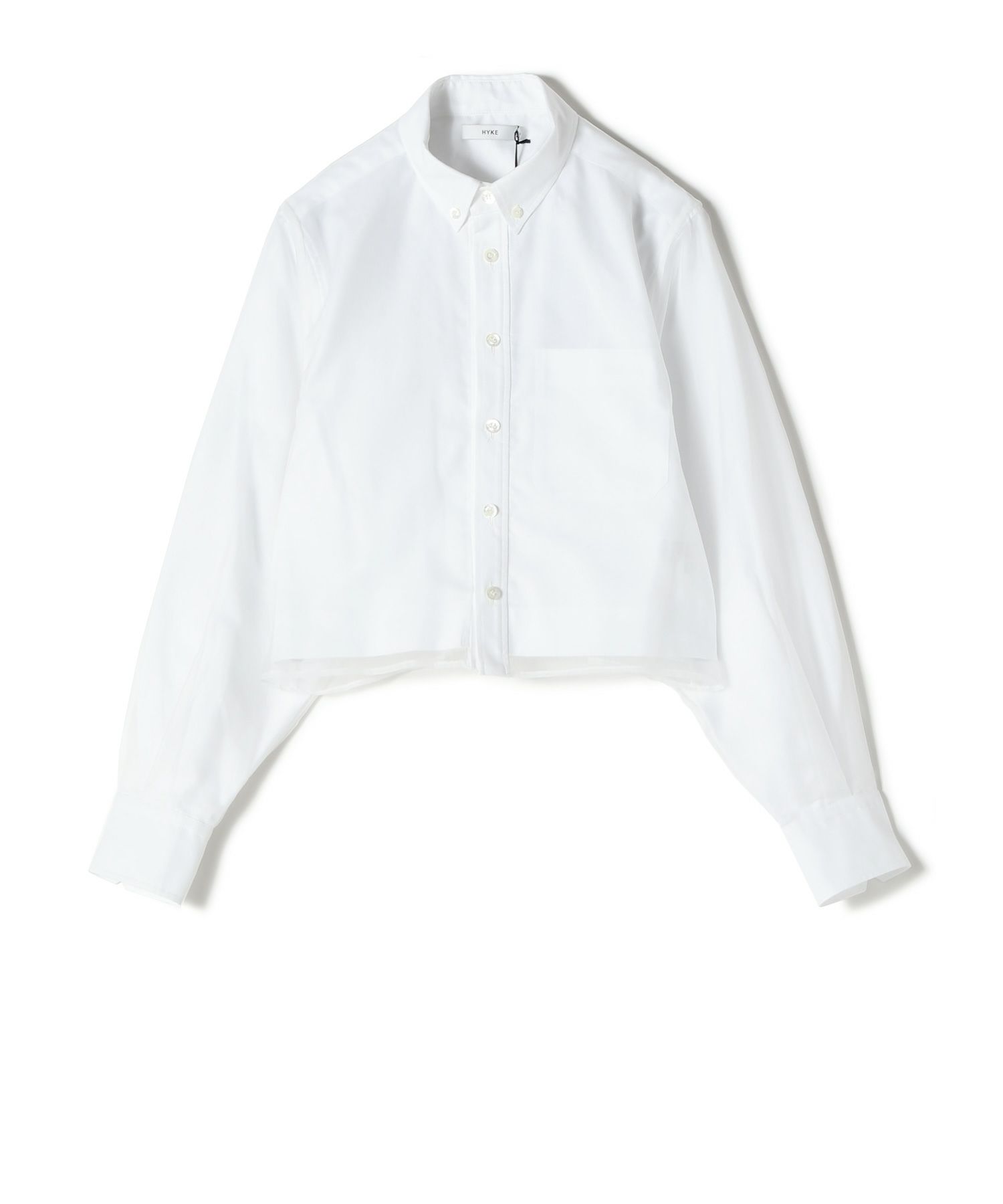 HYKE(ハイク)】 LAYERED OXFORD SHEER SHIRT｜PARIGOT ONLINE（パリゴ