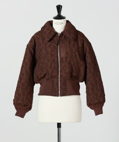 FETICO(フェティコ)】 FLORAL JACQUARD BOMBER JACKET｜PARIGOT ONLINE