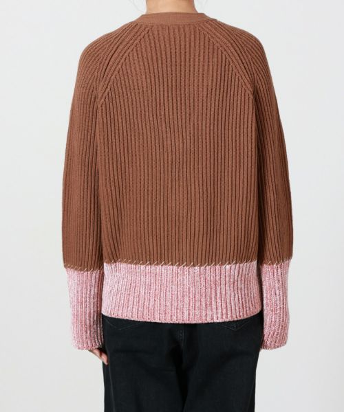 MARNI(マルニ)】 ウールカラーブロックカーディガン｜PARIGOT ONLINE