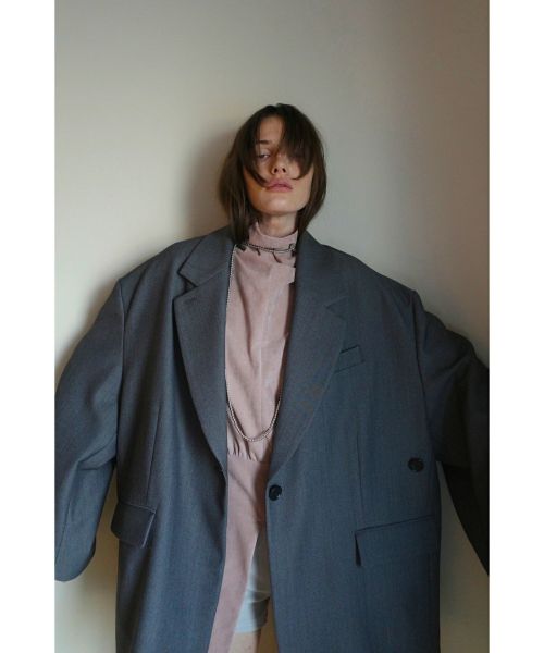 ジャケット・アウター CLANE 2WAY ARRANGE TAILORED OVER JACKET 2WAY