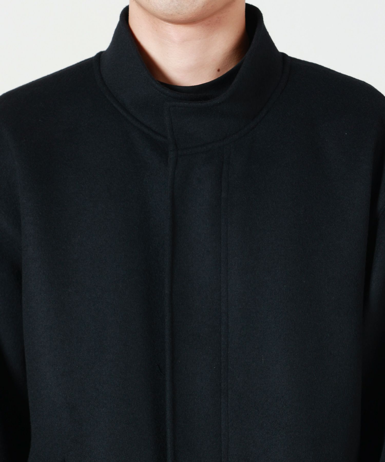 OVERCOAT(オーバーコート)】 Mods Coat In Double Face Beaver