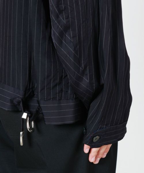 TOGA VIRILIS(トーガ ビリリース)】 CUPRA STRIPE BLOUSON｜PARIGOT