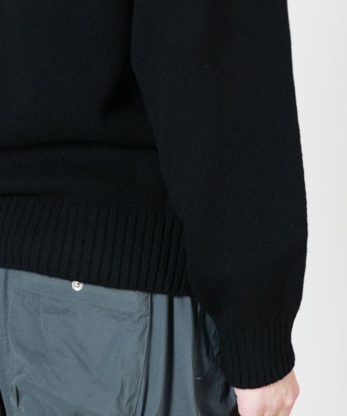 ATON(エイトン)】 ハーフジップセーター｜PARIGOT ONLINE（パリゴ