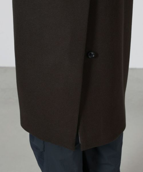 YOKE(ヨーク)】 ウールメルトンビッグバルマカーンコート｜PARIGOT