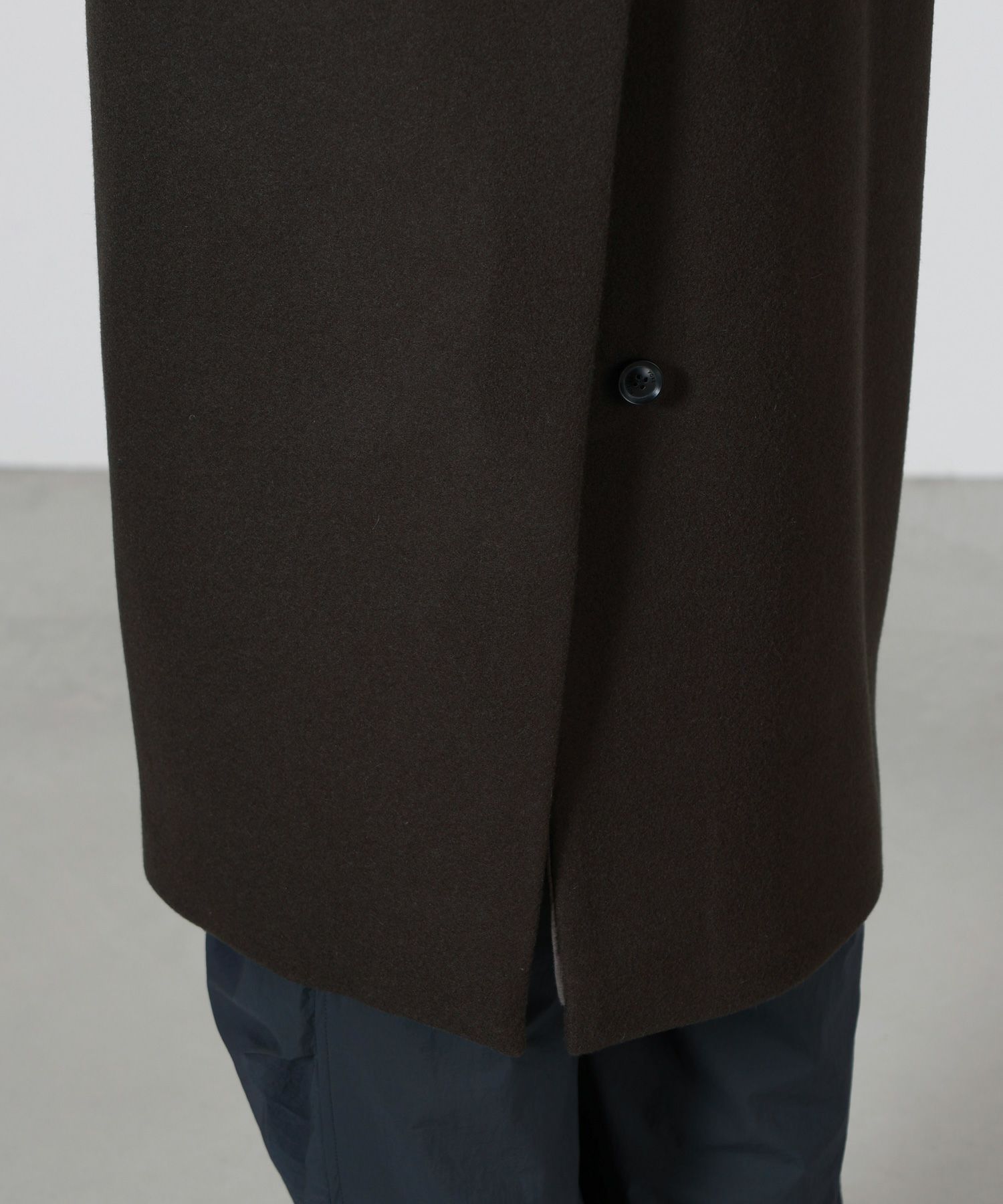 YOKE(ヨーク)】 ウールメルトンビッグバルマカーンコート｜PARIGOT  