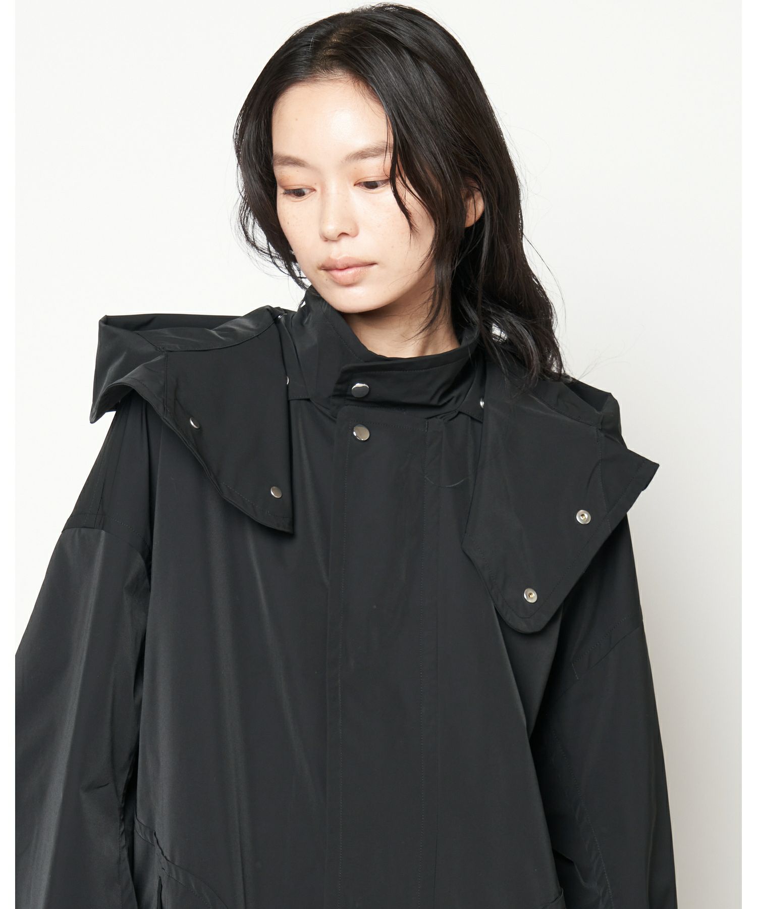 HARUNOBUMURATA(ハルノブムラタ)】 MIRIAM - OVERSIZE COAT WITH HOOD