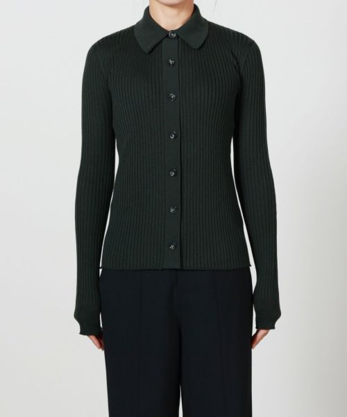 roberto collina(ロベルトコリーナ)】 メリノウールリブシャツ