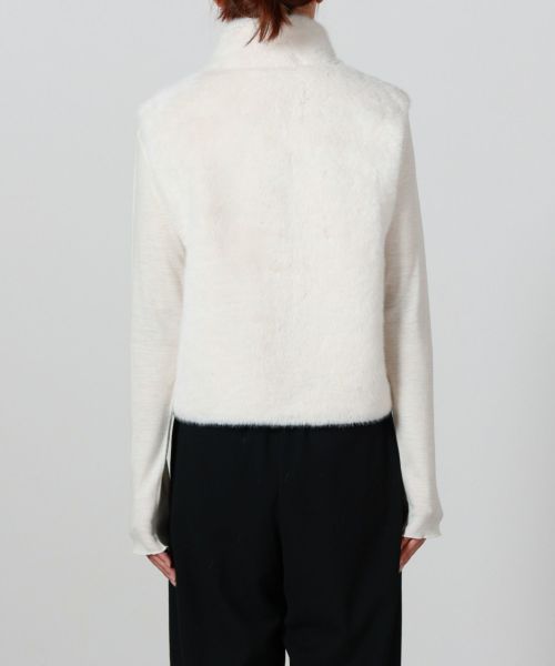Lou Andrea(ルーアンドレア)】 ハイネックファーベスト｜PARIGOT