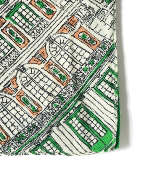 manipuri(マニプリ)】 ＜ウールシルクストールヘリンボーン織120