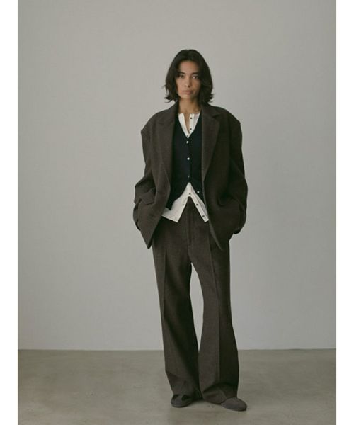 ETRE TOKYO(エトレトウキョウ)】 チェックツィードテーラージャケット