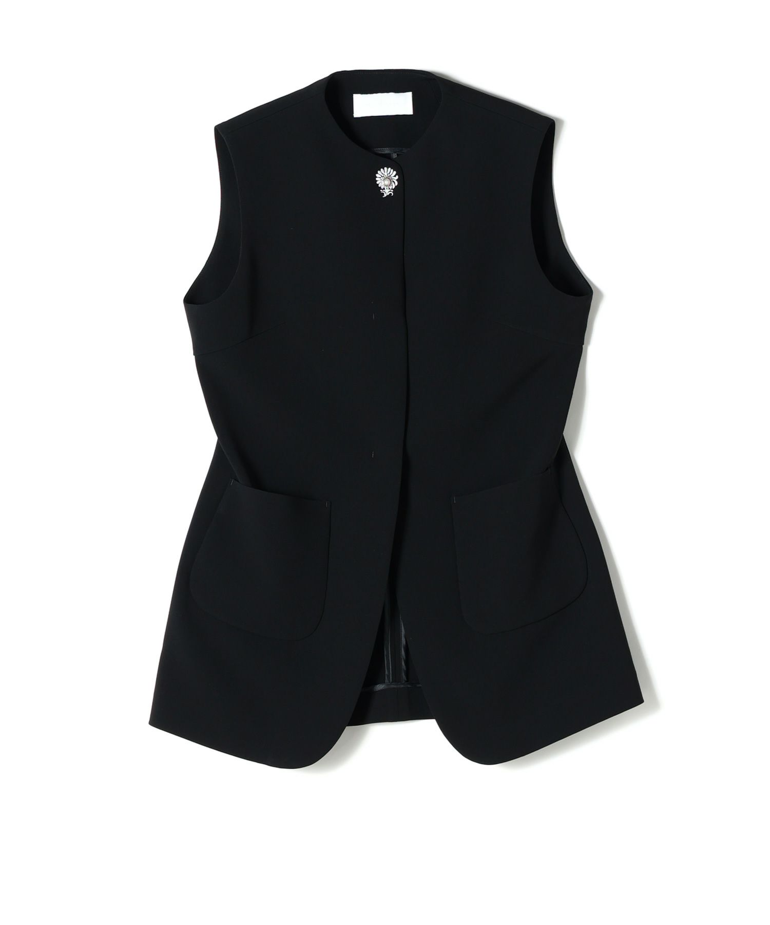 Mame Kurogouchi(マメ クロゴウチ)】 Acetate Polyester Embroidered