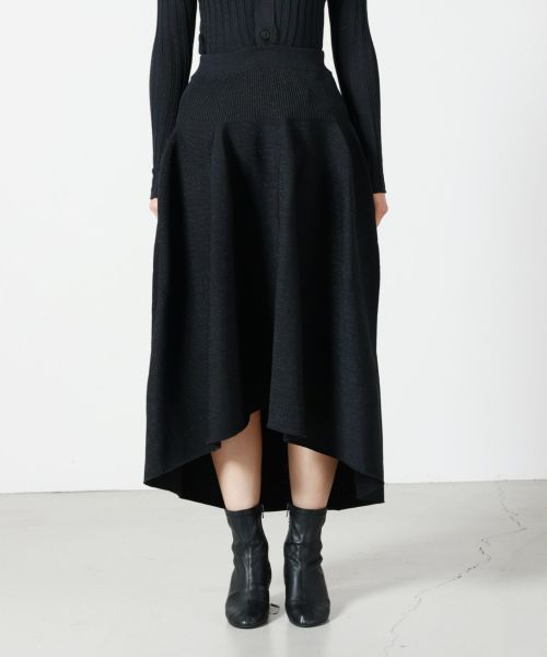 CFCL(シーエフシーエル)】 POTTERY GLITTER ROUNDED HEM SKIRT