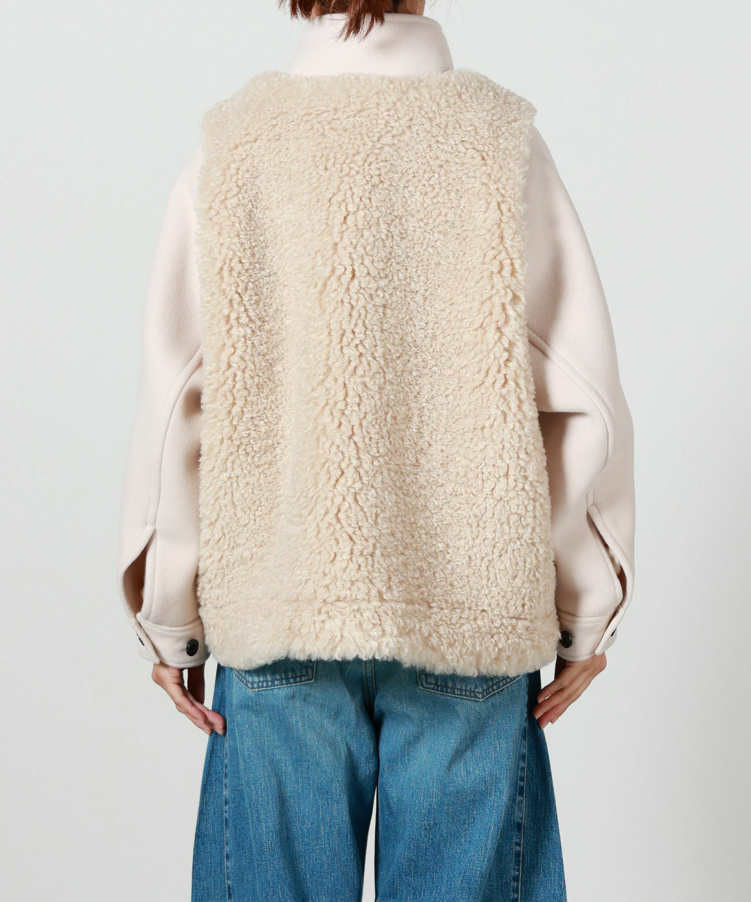 HYKE(ハイク)】 DOUBLE FACE FAUX SHERLING DUFFLE JACKET｜PARIGOT