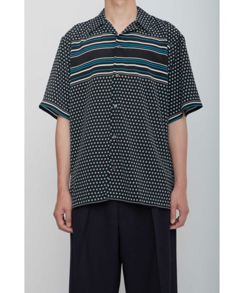 RAINMAKER(レインメーカー)】 《26SS予約》OPEN COLLAR SHIRT｜PARIGOT