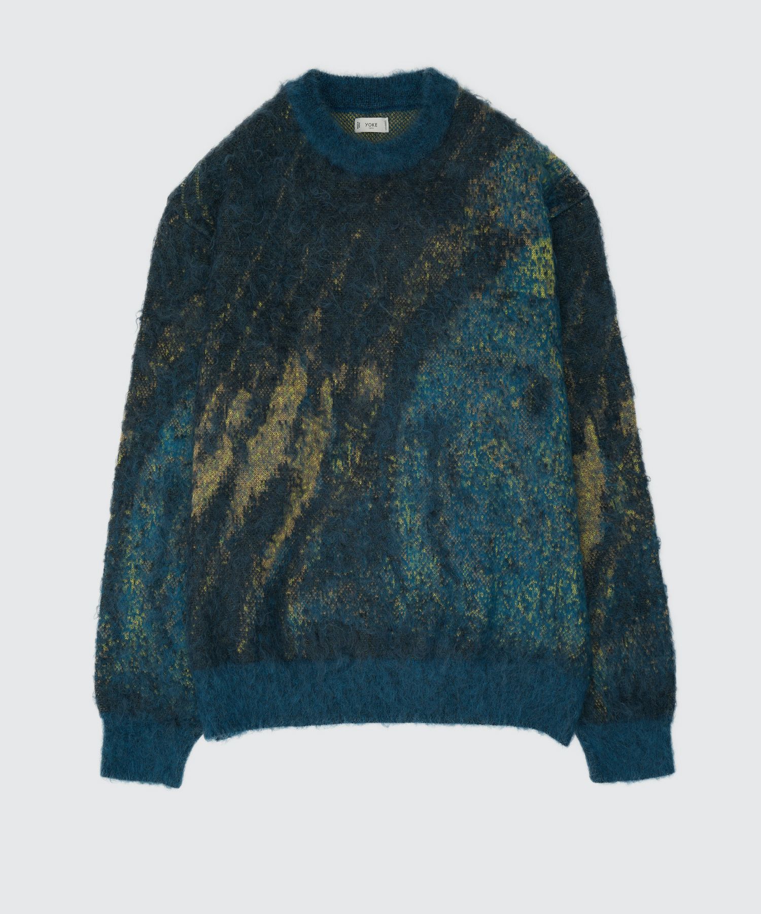 YOKE(ヨーク)】 Abstract Jaquard Mohair Sweater｜PARIGOT ONLINE