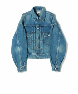 HYKE(ハイク)】 《26SS予約》BALLOON SLEEVE DENIM JACKET TYPE2