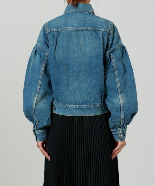 HYKE(ハイク)】 《26SS予約》BALLOON SLEEVE DENIM JACKET TYPE2